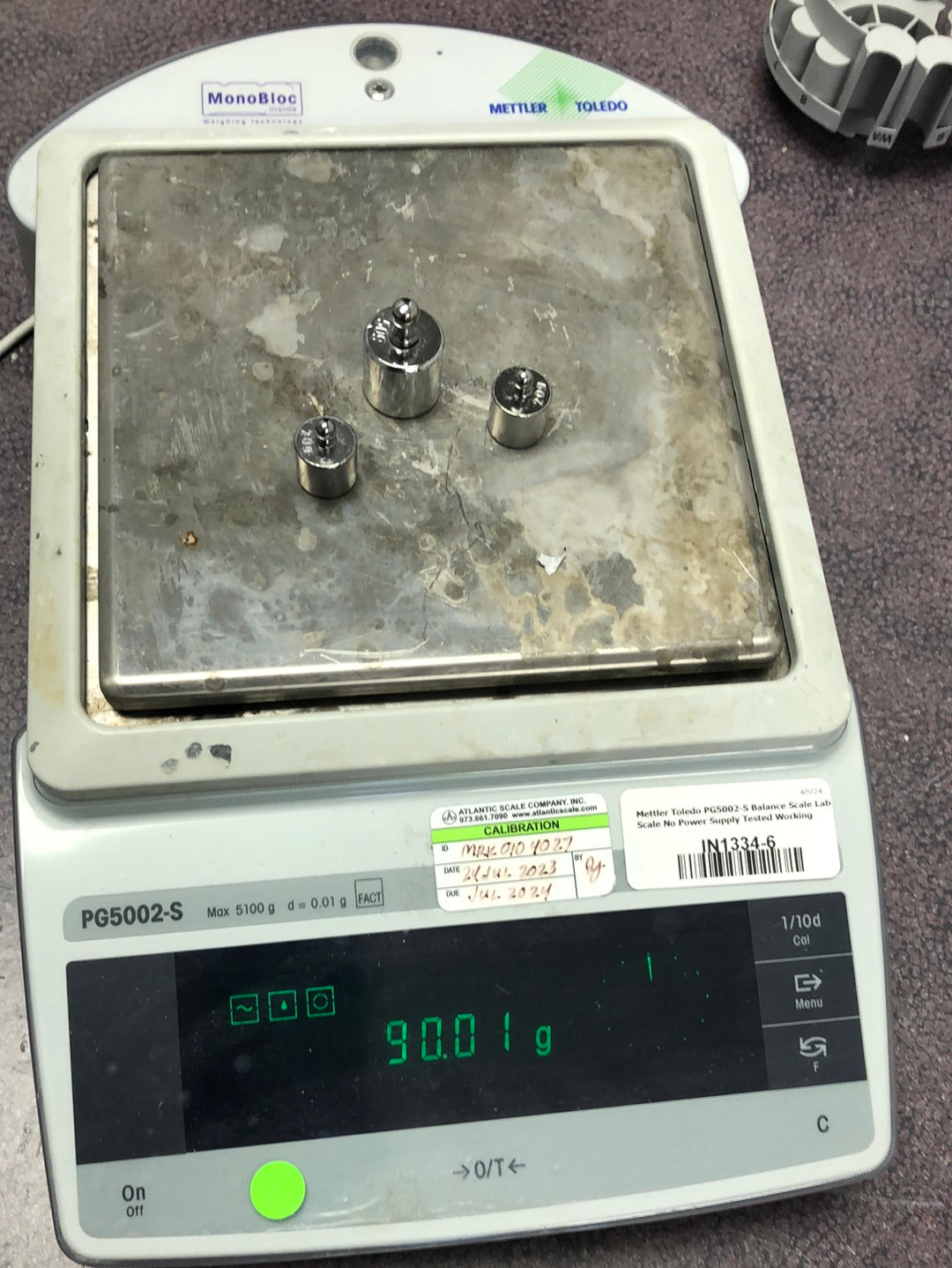 Mettler Toledo PG5002-S PG 5002 -s Balance Scale Lab Scale No Power Supply Tested Working