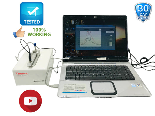Thermo ND-1000 NanoDrop UV/VIS Spectrophotometer with Computer Tested Working