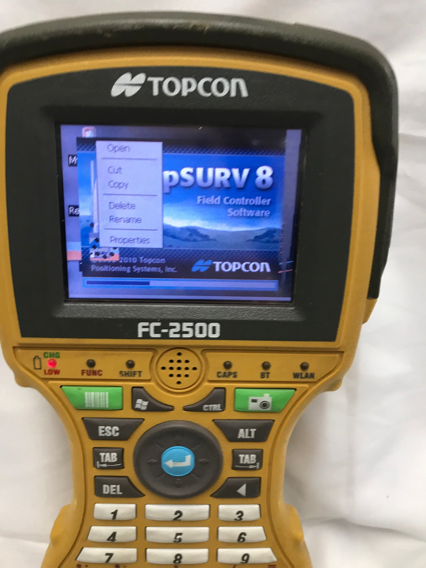 Topcon FC-2500 Field Controller Data Collector w/ TopSurv FC 2500 GPS+