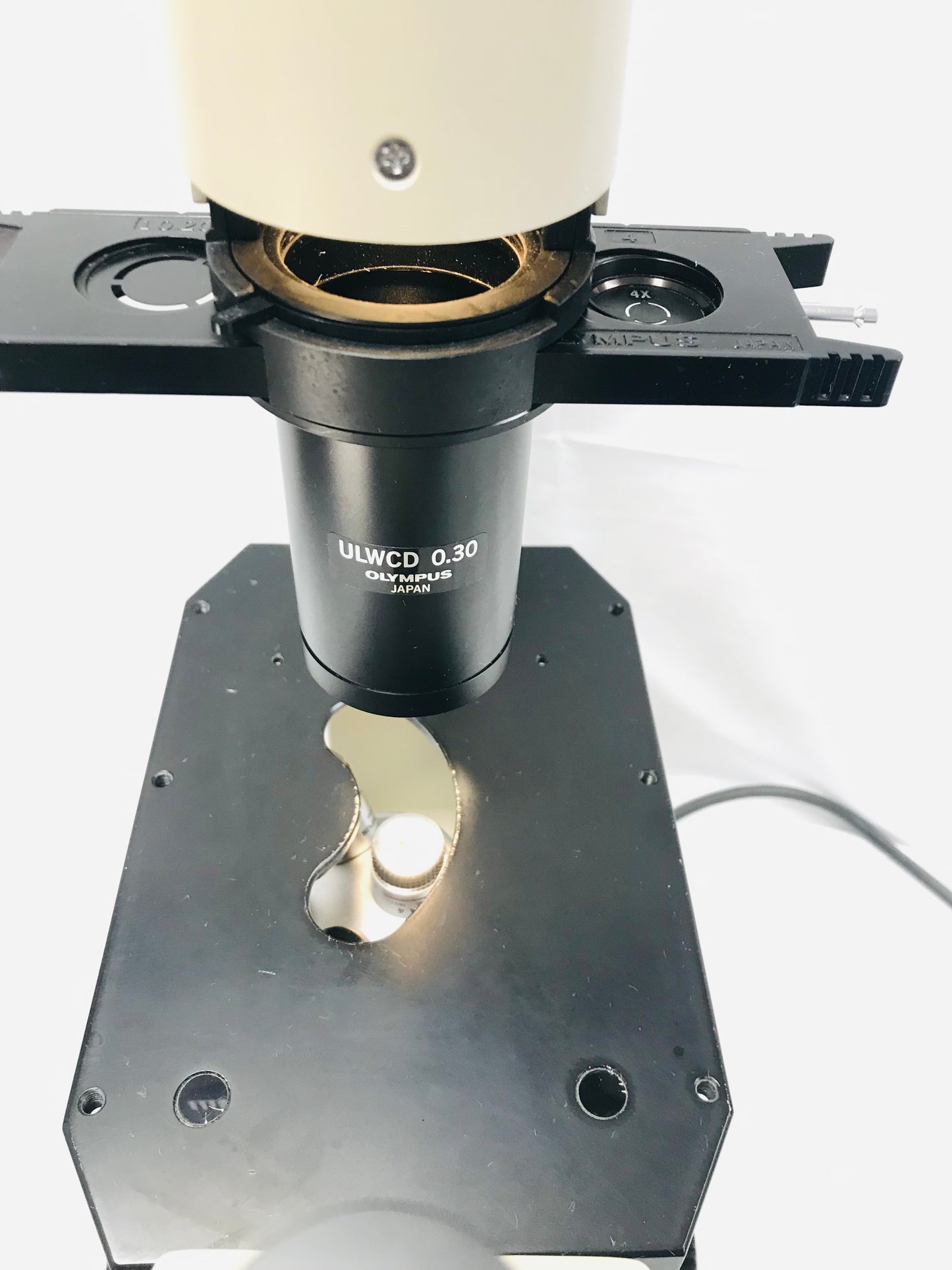 Olympus CK2 Inverted Phase Contrast Microscope W/ 3 Objectives 4x 10x 20x