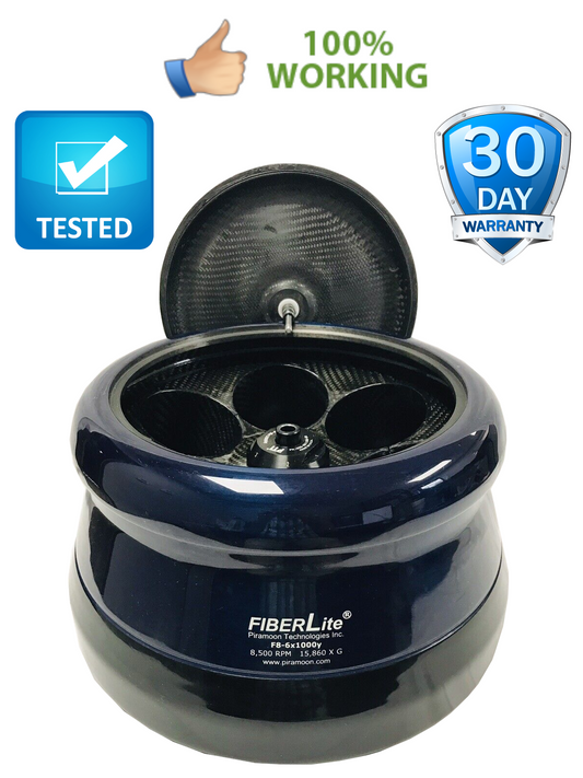 Piramoon FiberLite F8-6x1000y Fixed Angle Large Capacity Centrifuge Rotor Thermo