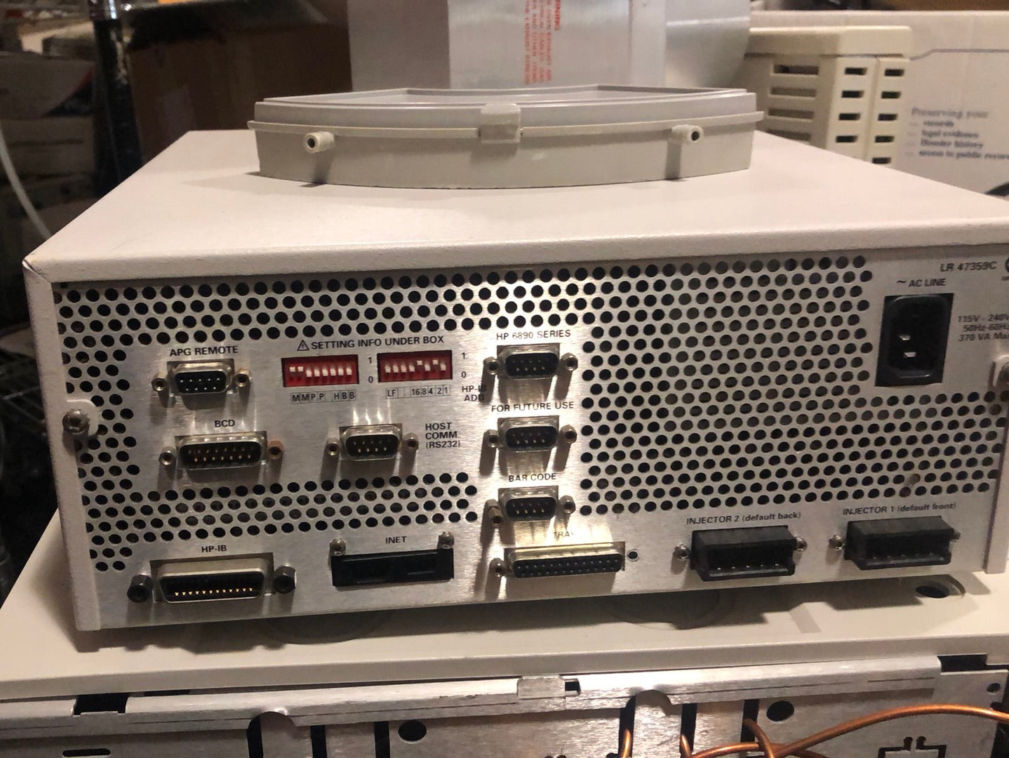 Agilent HP 6890 Gas Chromatograph GC Series Injector AutoSampler Controller not FID