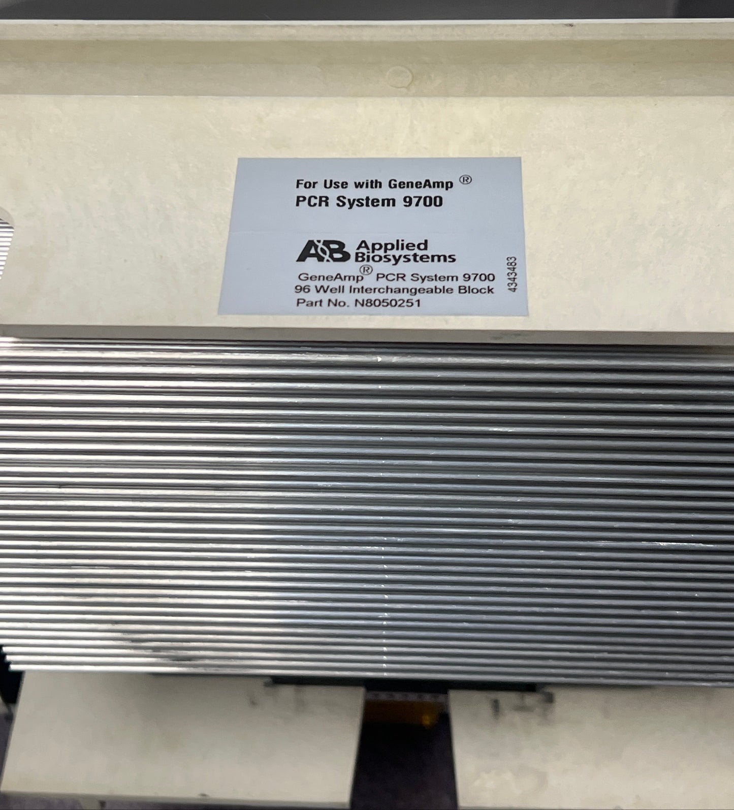 Lot of 2 ABI Heat Blocks for Parts / Repair