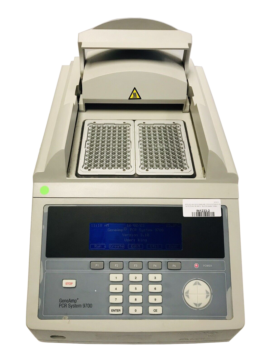 ABI Applied Biosystems GeneAmp PCR 9700 duble 96-Well Silver Thermocyc –  Zekostore.us