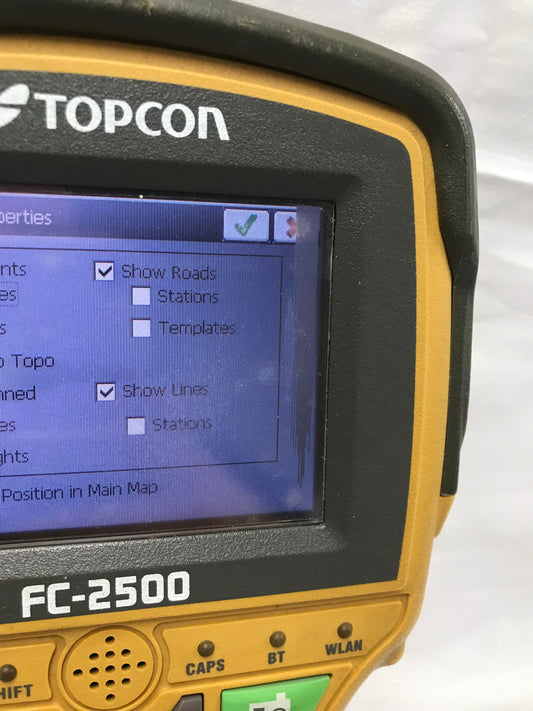 Topcon FC-2500 Field Controller Data Collector w/ TopSurv FC 2500 GPS+