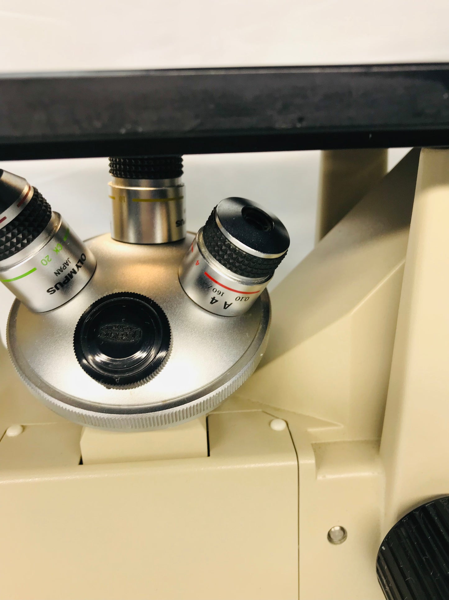 Olympus CK2 Inverted Phase Contrast Microscope W/ 3 Objectives 4x 10x 20x