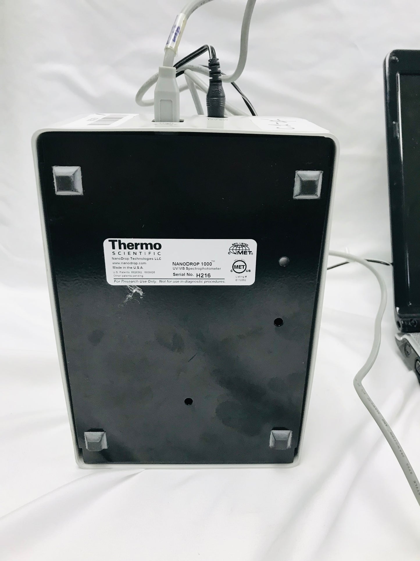 Thermo ND-1000 NanoDrop UV/VIS Spectrophotometer with Computer Tested Working