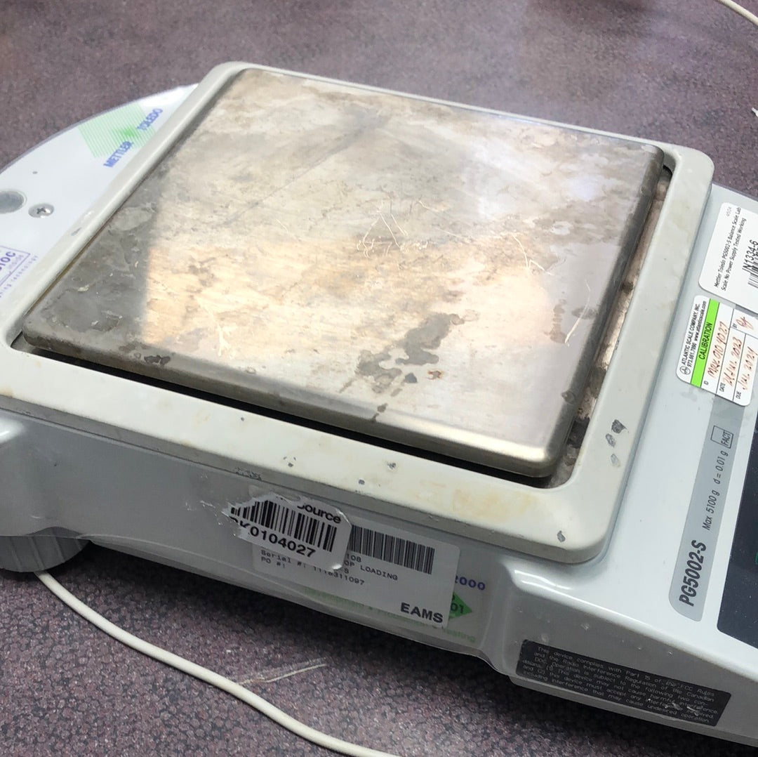 Mettler Toledo PG5002-S PG 5002 -s Balance Scale Lab Scale No Power Supply Tested Working