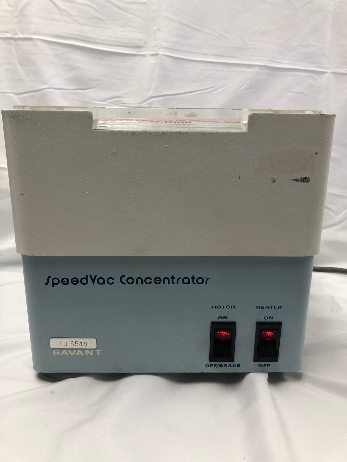 Savant SVC 100 H SpeedVac Concentrator Heated Lab Centrifuge Working