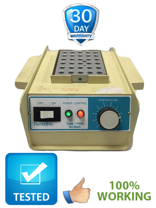 Thermolyne Dri-Bath Heater Type 17600 Model DB17615 BK165X20A 30 x 8.2mm