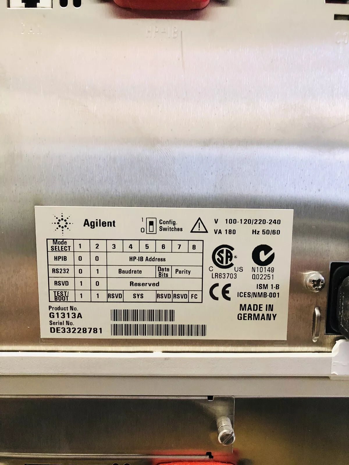2x Agilent HP Series 1100 HP G1313A ALS Autosampler Power UP (For Parts) VIDEO
