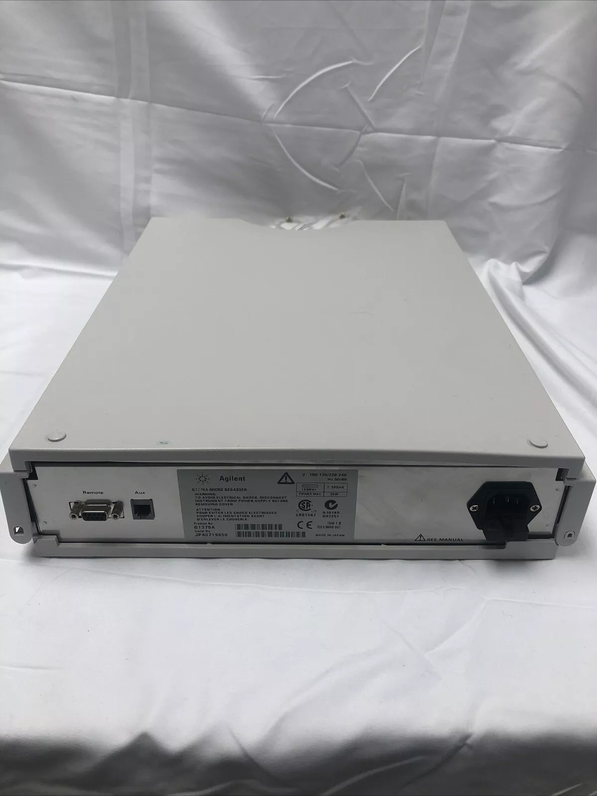 Agilent HP 1100 Series Micro Degasser G1379A power up
