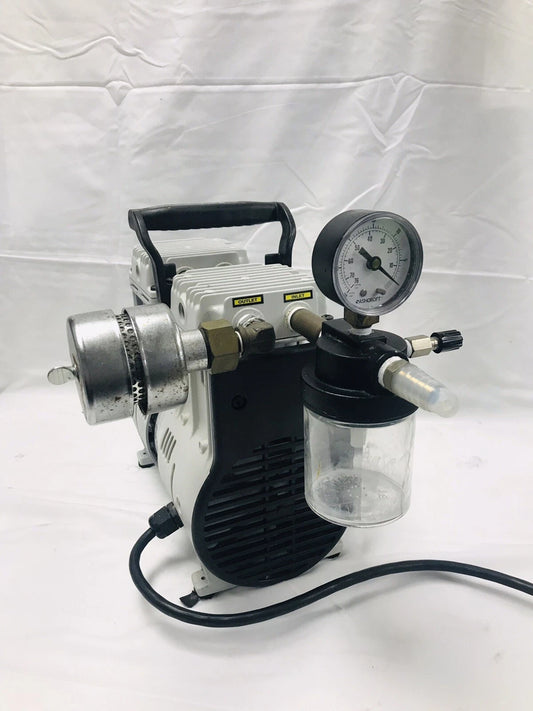 Welch Piston Vacuum Pump 1/3 HP 2585Z-50 57 mm Hg dry oil-less