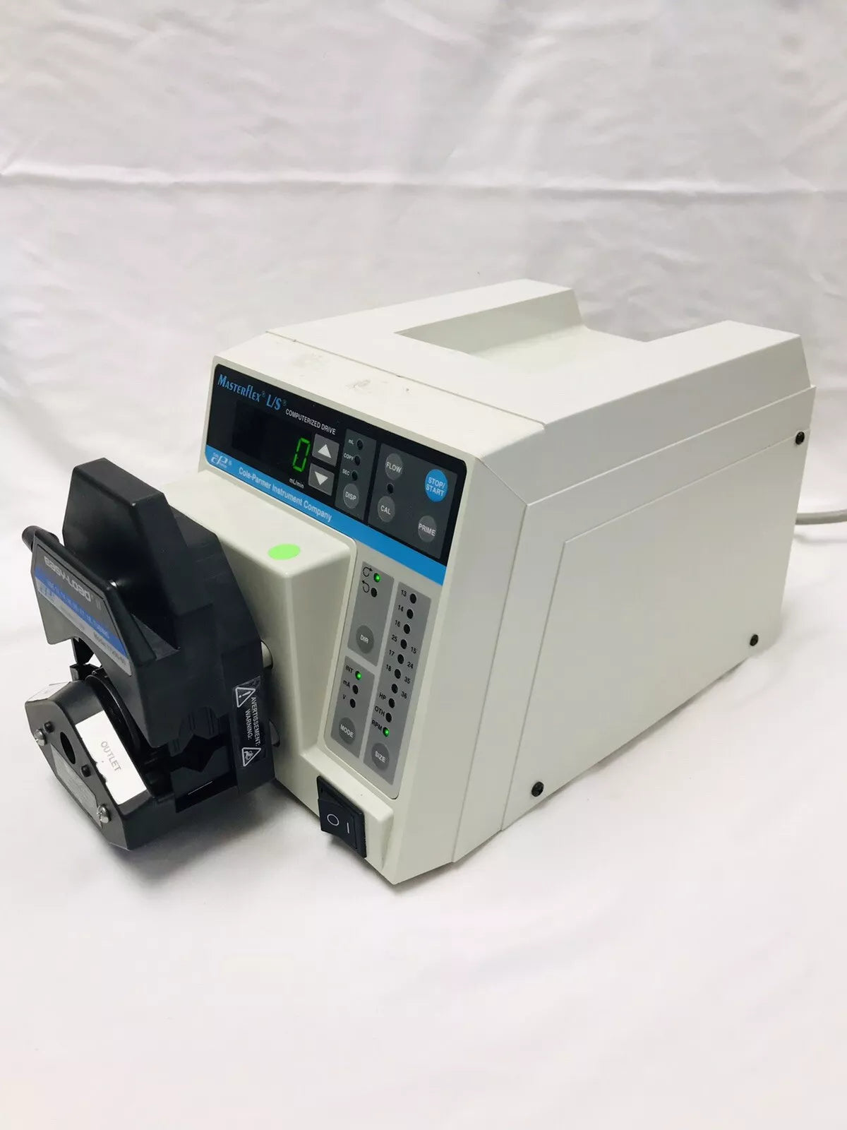 Cole Parmer 7550-30 Masterflex L/S Peristaltic Pump Easy Load II 77200-60 Tested