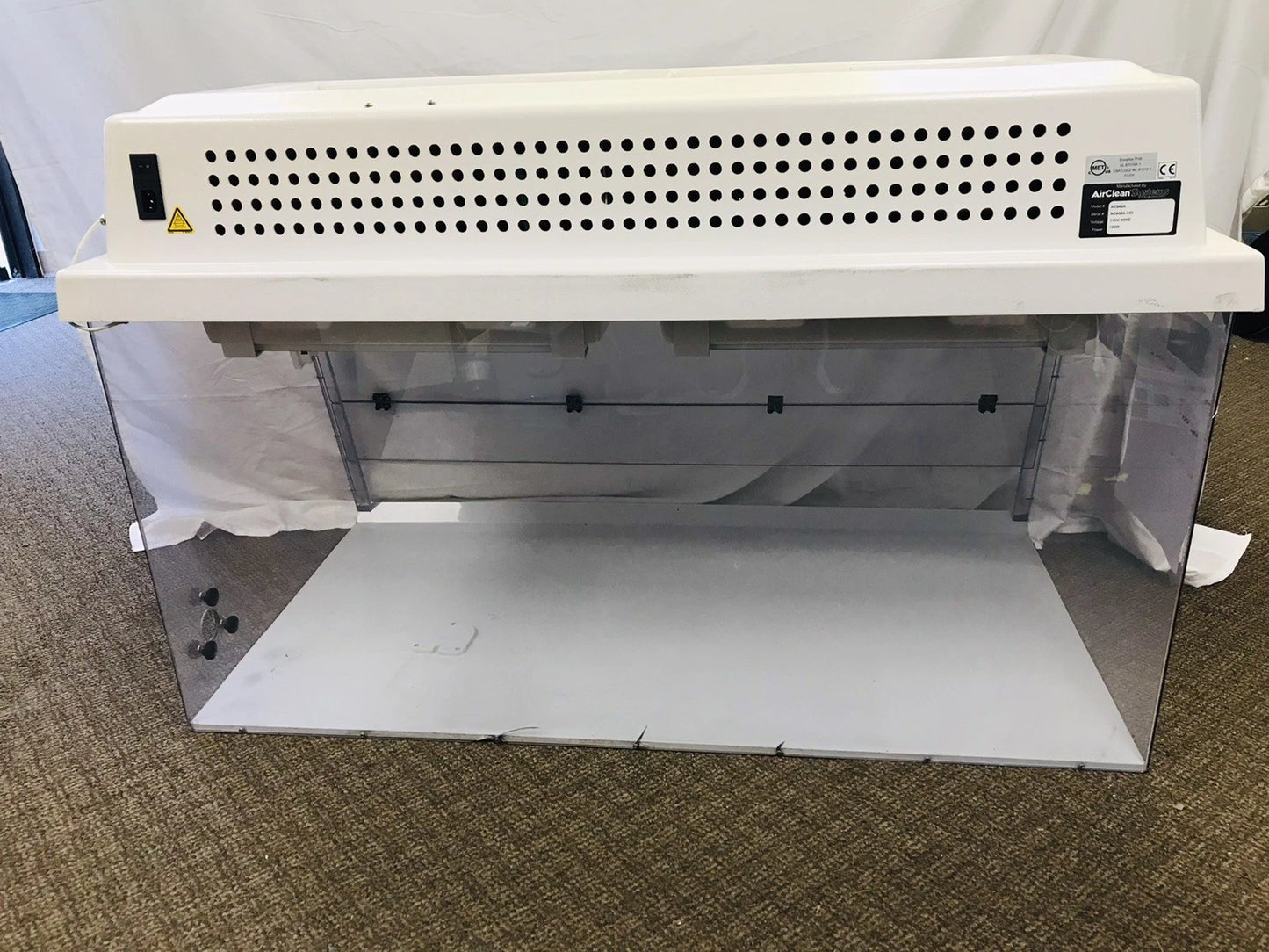 Airclean 600 PCR Workstation AC648A AC600 Series Ductless Chemical Fume Hood