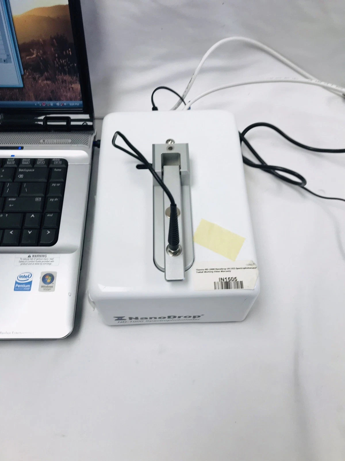 Thermo ND-1000 NanoDrop UV/VIS Spectrophotometer with Computer Tested Working units 2