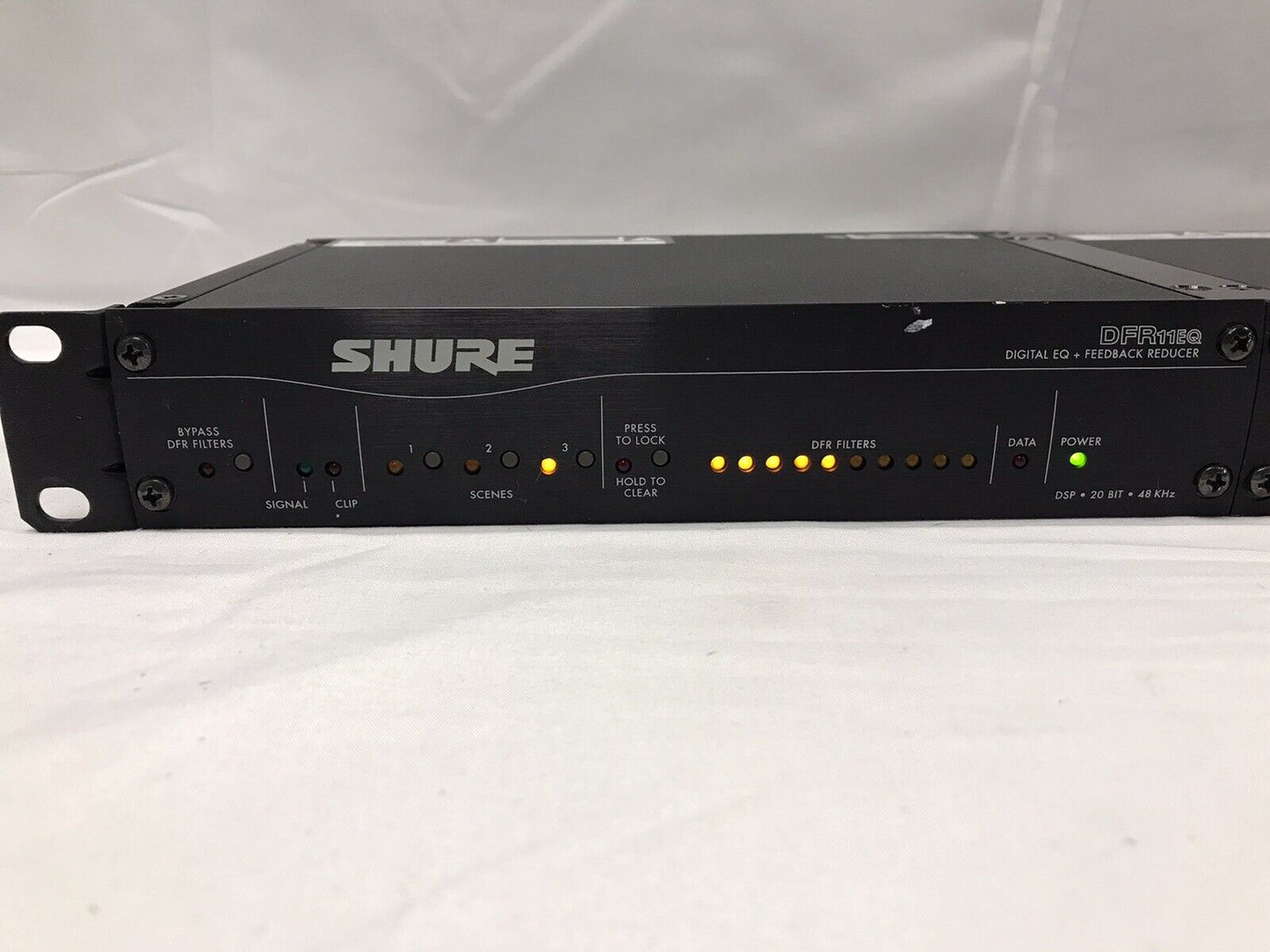 Shure DFR11EQ Digital EQ + Feedback Reducer & UA507 Dual Rack Mount