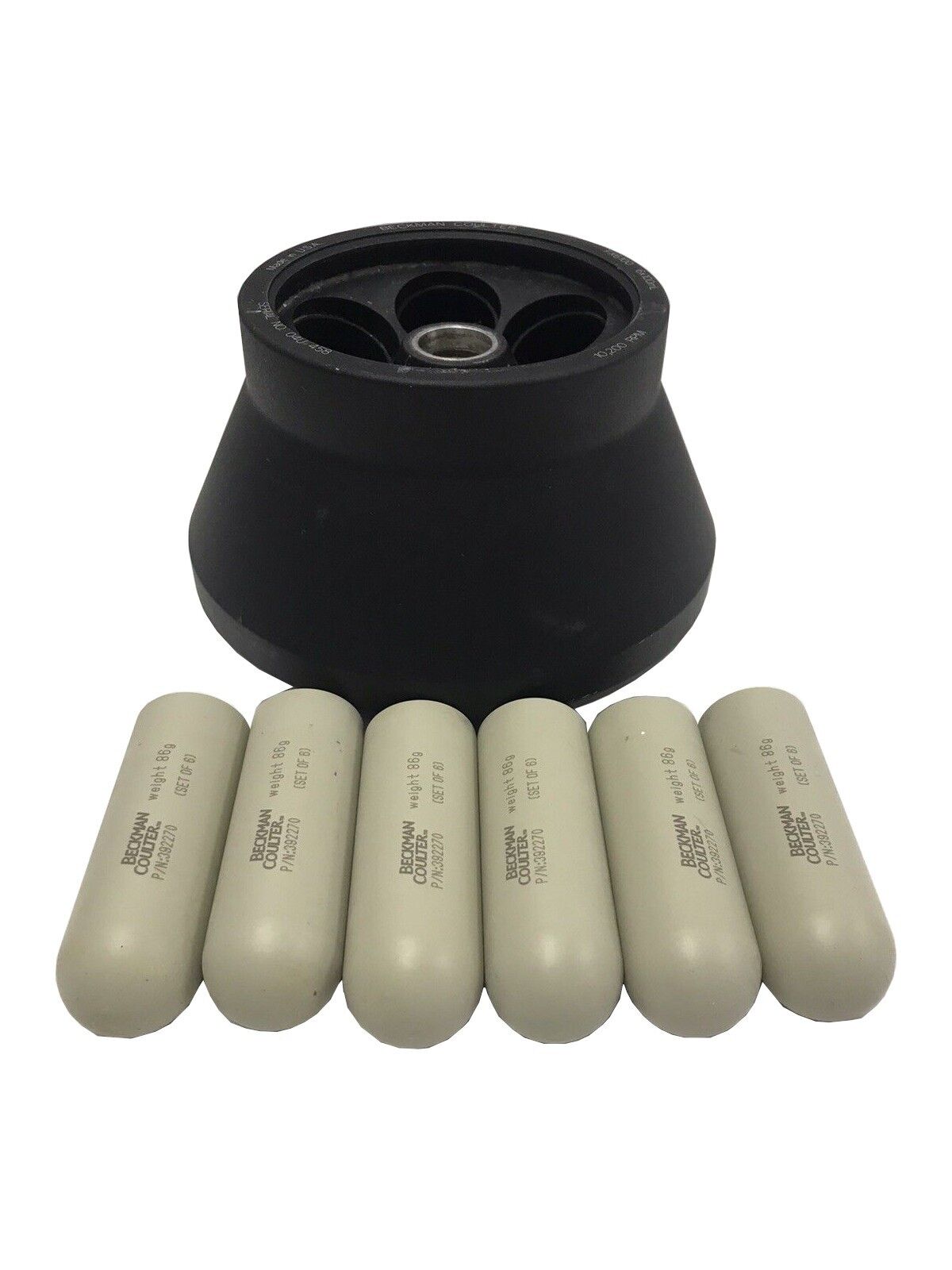 Beckman Coulter FX6100 Fixed Angle Rotor with 15mL Adapters 392270 for X-12