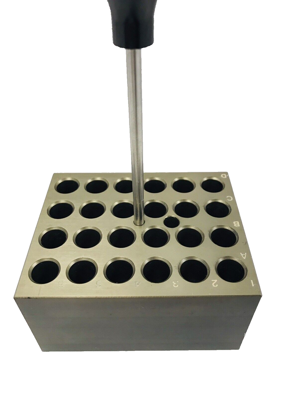 Fisher Scientific 11715307Q 2071FSQ 24 X 10mm Test Tube Dry Bath Heating Block