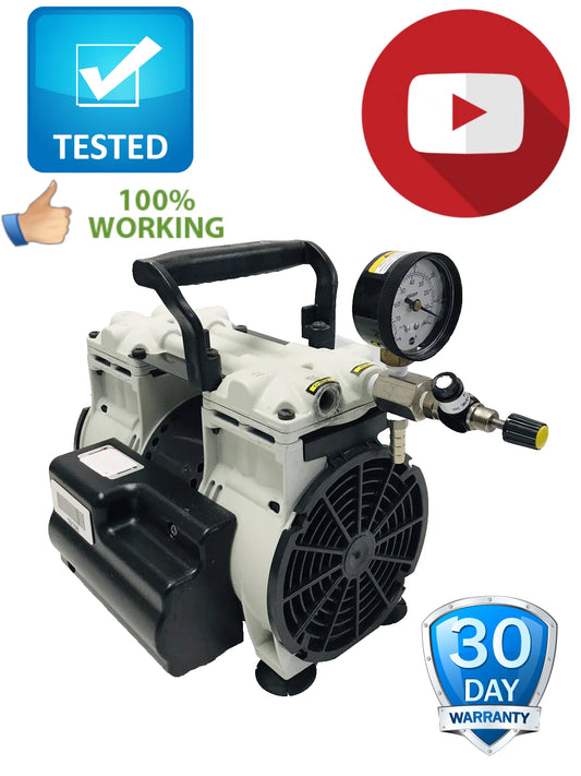 Welch 0310-9096 Dry Vacuum Pump Air Compressor Tested Working Video