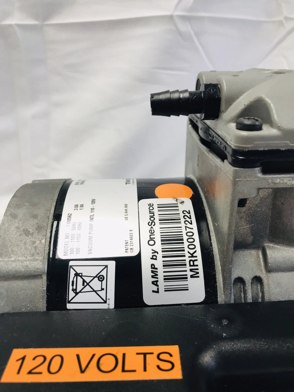 Thomas 71000562 Oilless Vacuum Air Pump Tested Working