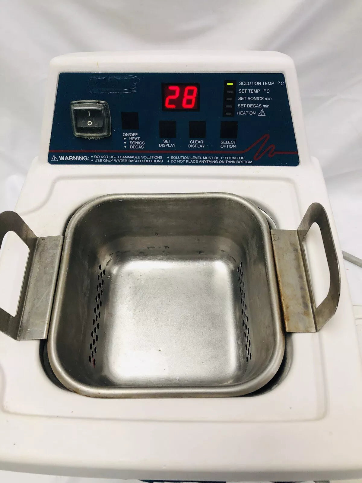Branson 1210R-DTH Heated Ultrasonic Cleaner Bransonic 1210 Tested Working Video