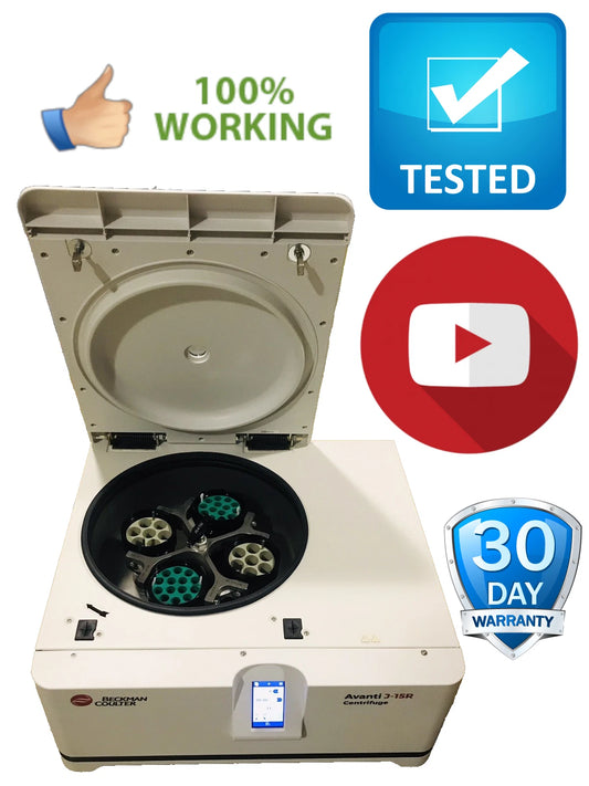 Beckman Coulter Avanti J-15R Refrigerated Centrifuge w/ JS-4.750 Rotor + Adapter