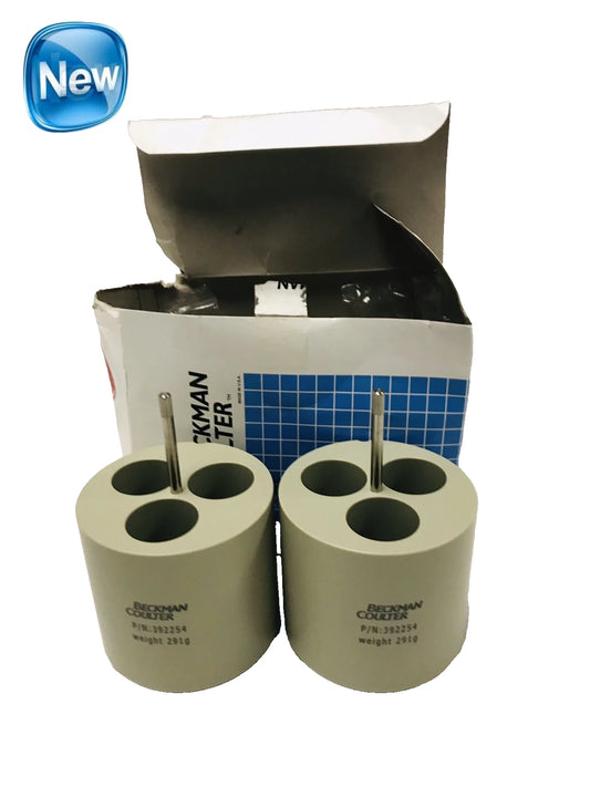 2x Beckman Coulter 392254 Centrifuge Rotor Conical Tube Adapters 3x50mL 392258