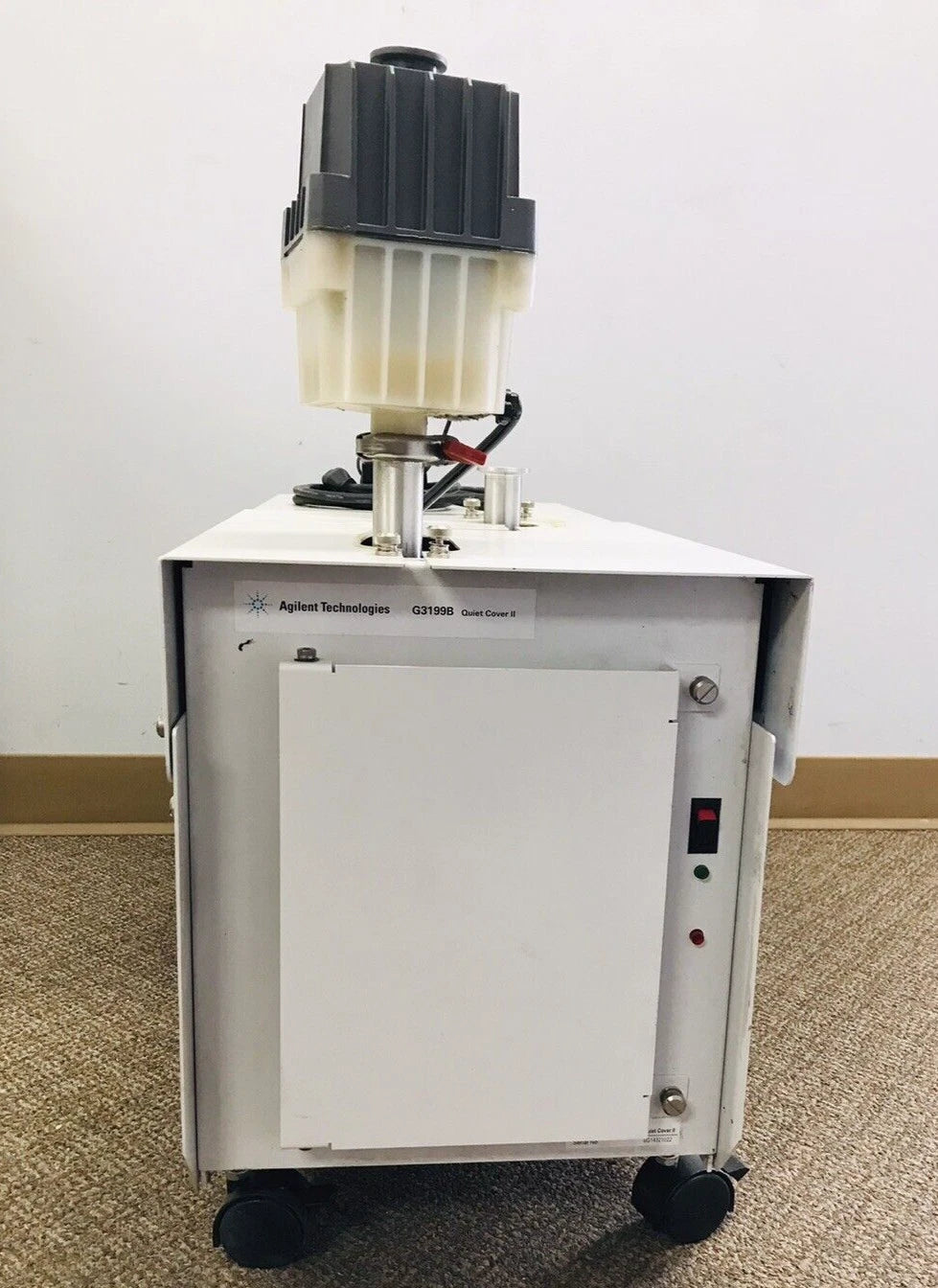 Edwards 30 E2M30 Dual Stage Vacuum Pump w/ Agilent G3199B Quiet Cover II + EMF20