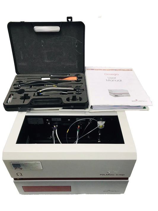 BMG LABTECH POLARstar Omega Microplate Reader Lab Analyzer with Extras Powers Up