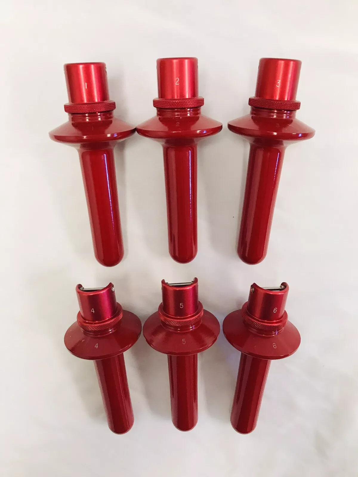 LOT of 6 Beckman Swinging Swing Bucket Tubes 119.4 w/ Tray # 331313 for SW28