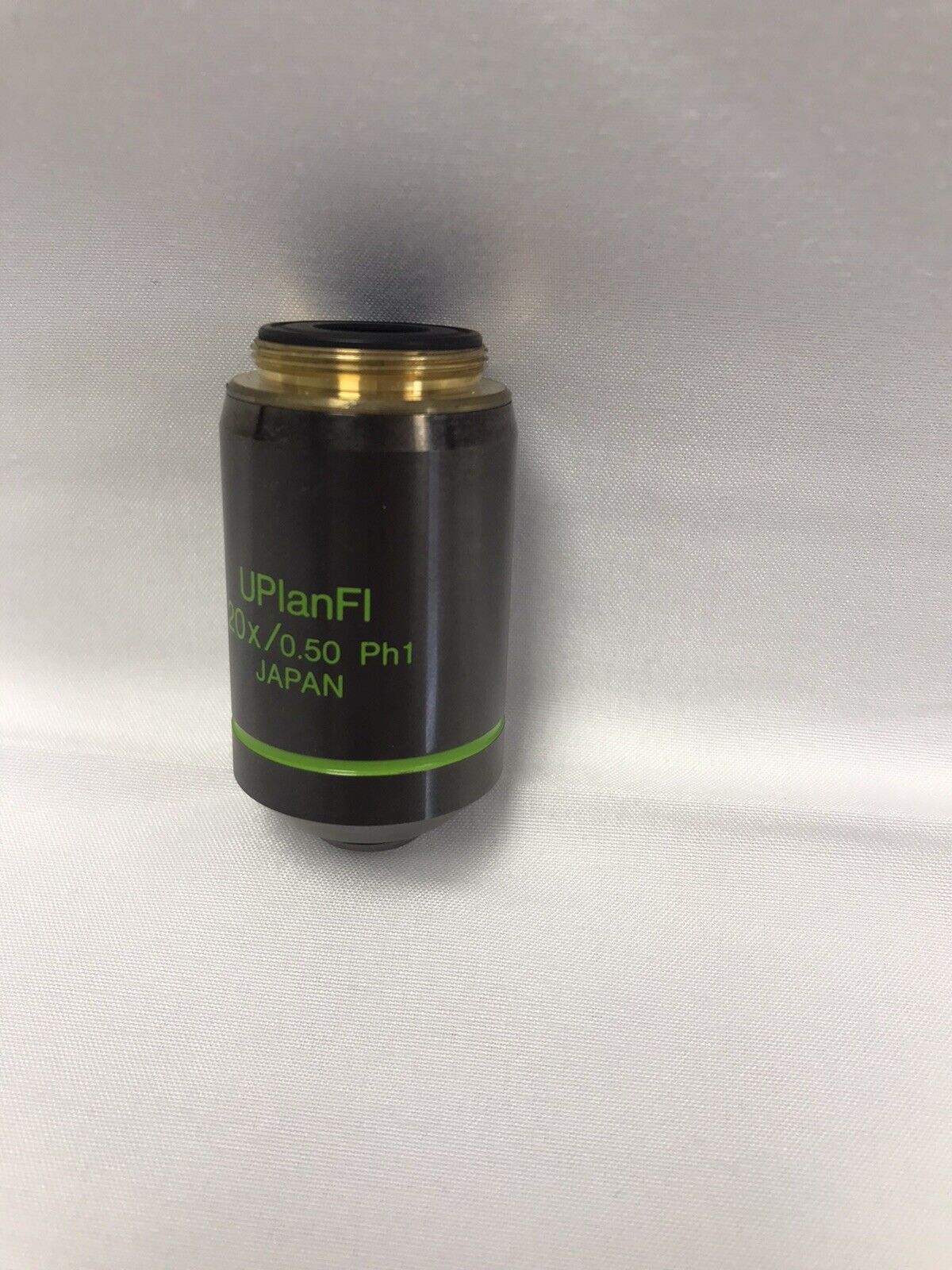 Olympus UPlanFL Ph1 20x0.50 ph1 Phase Contrast Microscope Objective Tested
