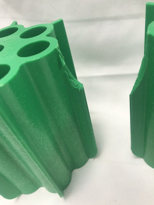 Lot of 2 Slightly Damaged Sorvall 00447 Adapter 15mL 17x120mm Conical 8-place