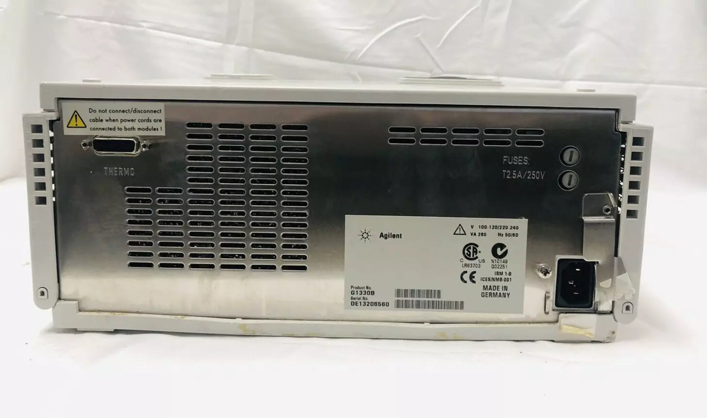 Agilent 1100 Series G1330B ALS Therm Sample Chiller Thermostat power Up