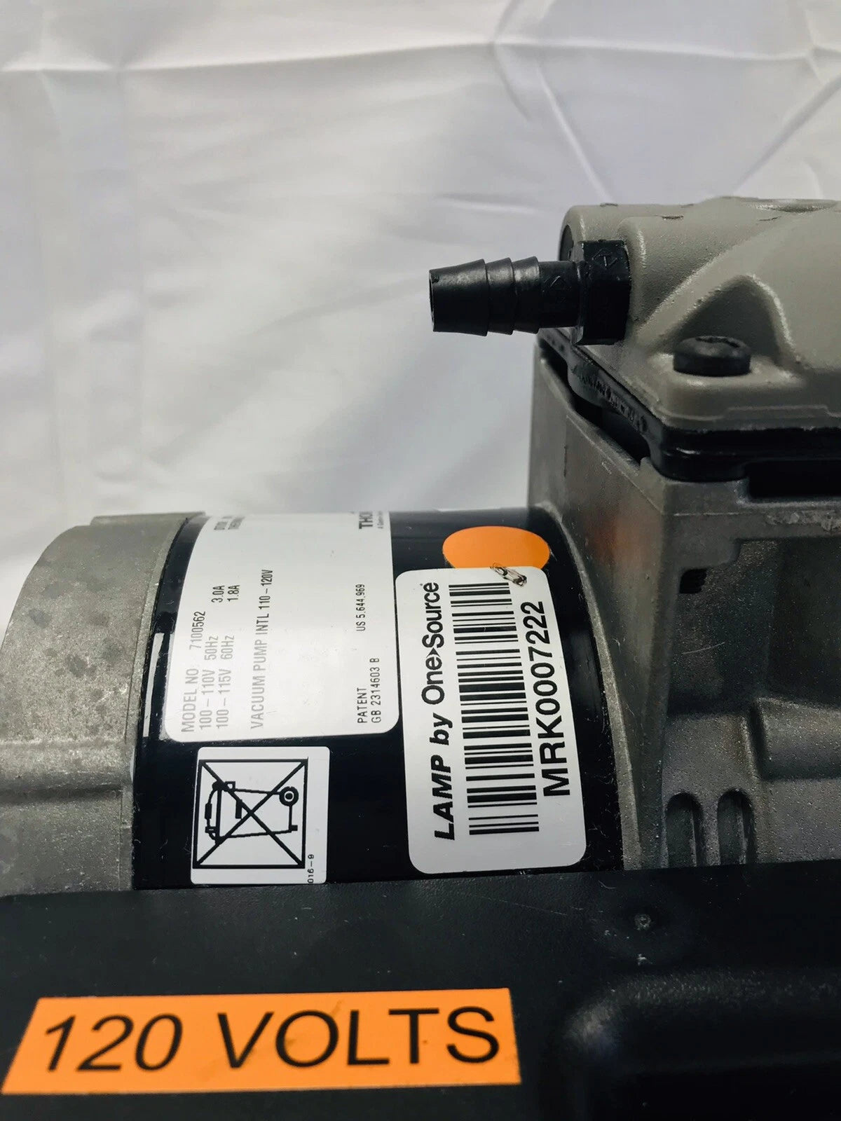 Thomas 71000562 Oilless Vacuum Air Pump Tested Working