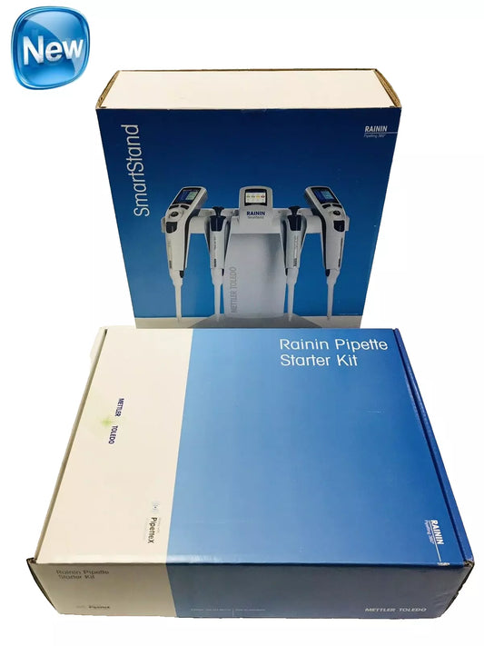 New Mettler Toledo Rainin Pipette Starter Kit XLS SL2 20 200 1000μL + SmartStand