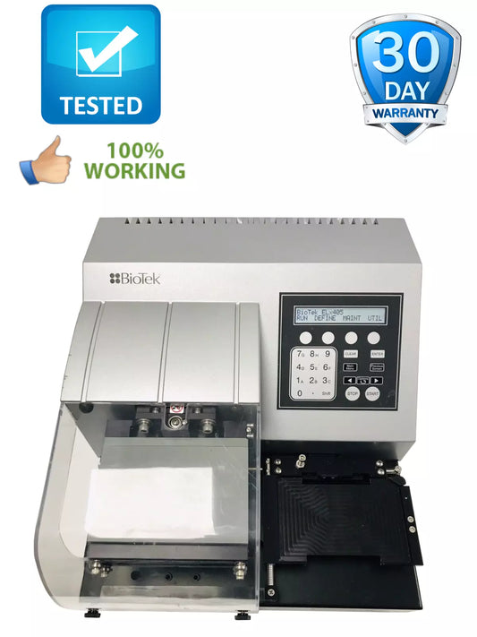 Biotek ELx405 Automated MicroPlate Well Block Washer Tabletop 96 384 Well Washer