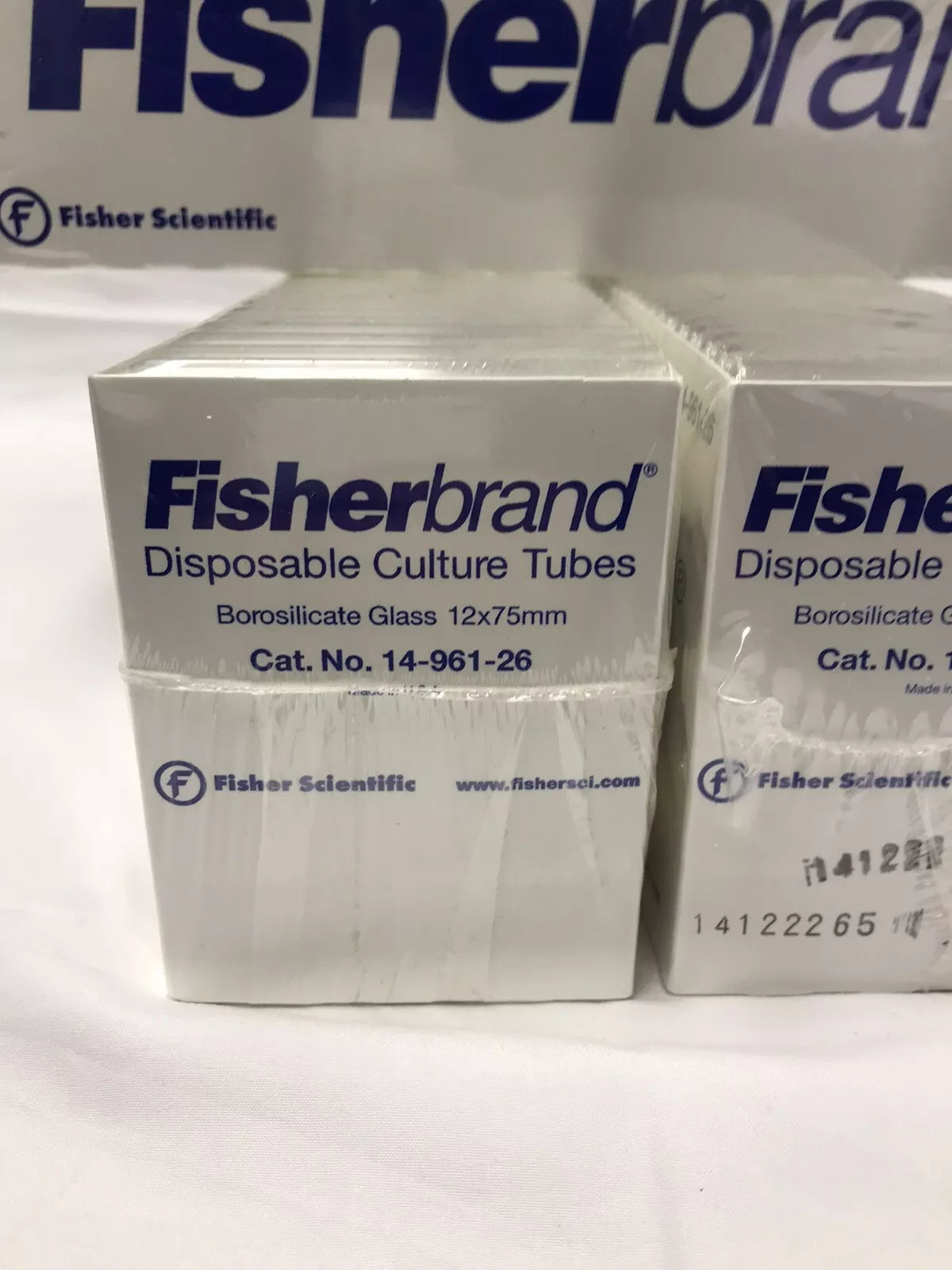 Fisherbrand 14-961-26 Disposable Culture Tubes 12x75mm - 250 Pack - LOT of 3