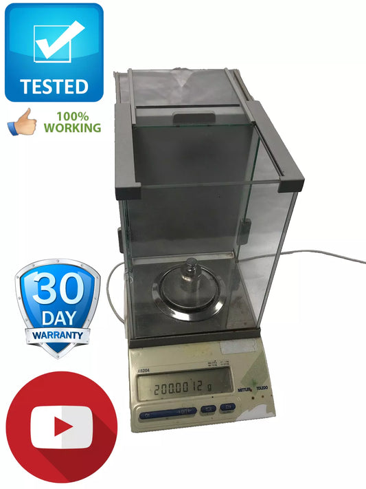 Mettler Toledo AB204 Analytical Balance Tested Working Warranty