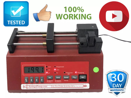 New-Era NE-300 Syringe Pump Tested Working Video "New Era" tested warranty