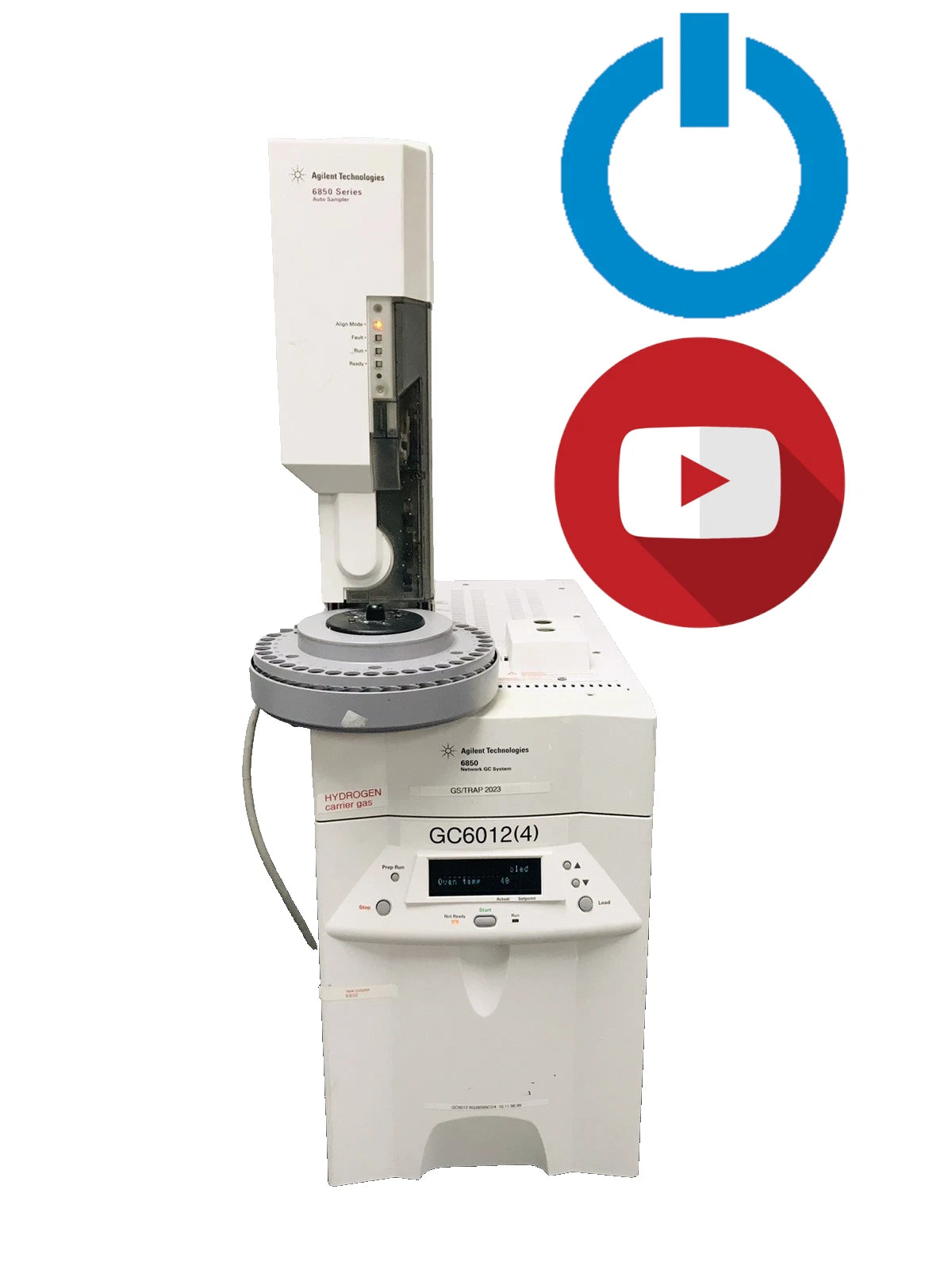 Agilent 6850 Network GC System with 6850 Autosampler & LAN Card