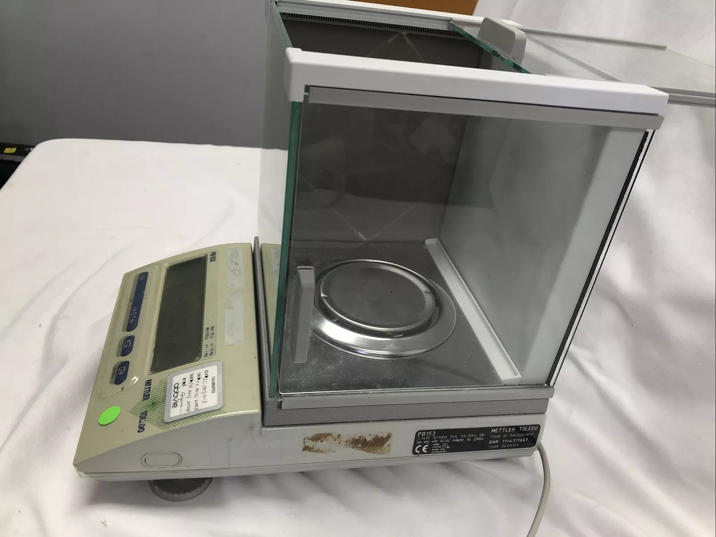 Mettler Toledo Pb153 Balance SCALE tested working video NO Power Supply