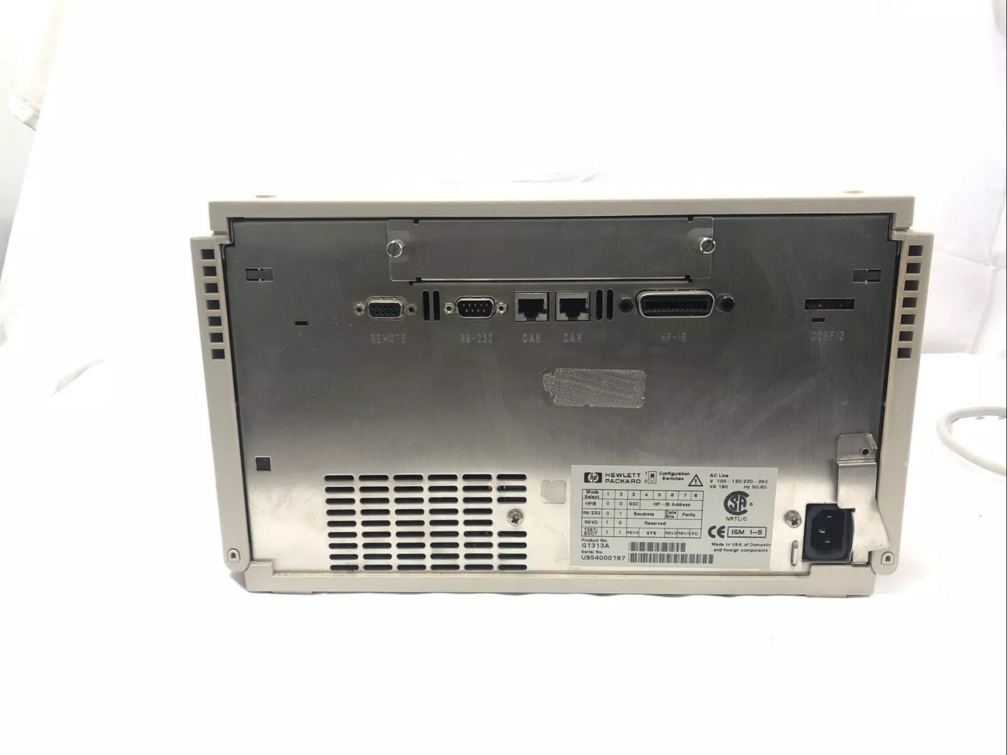 Agilent Hewlett Packard Series 1100 HP G1313A ALS AutoSampler As Is For Parts Units 1