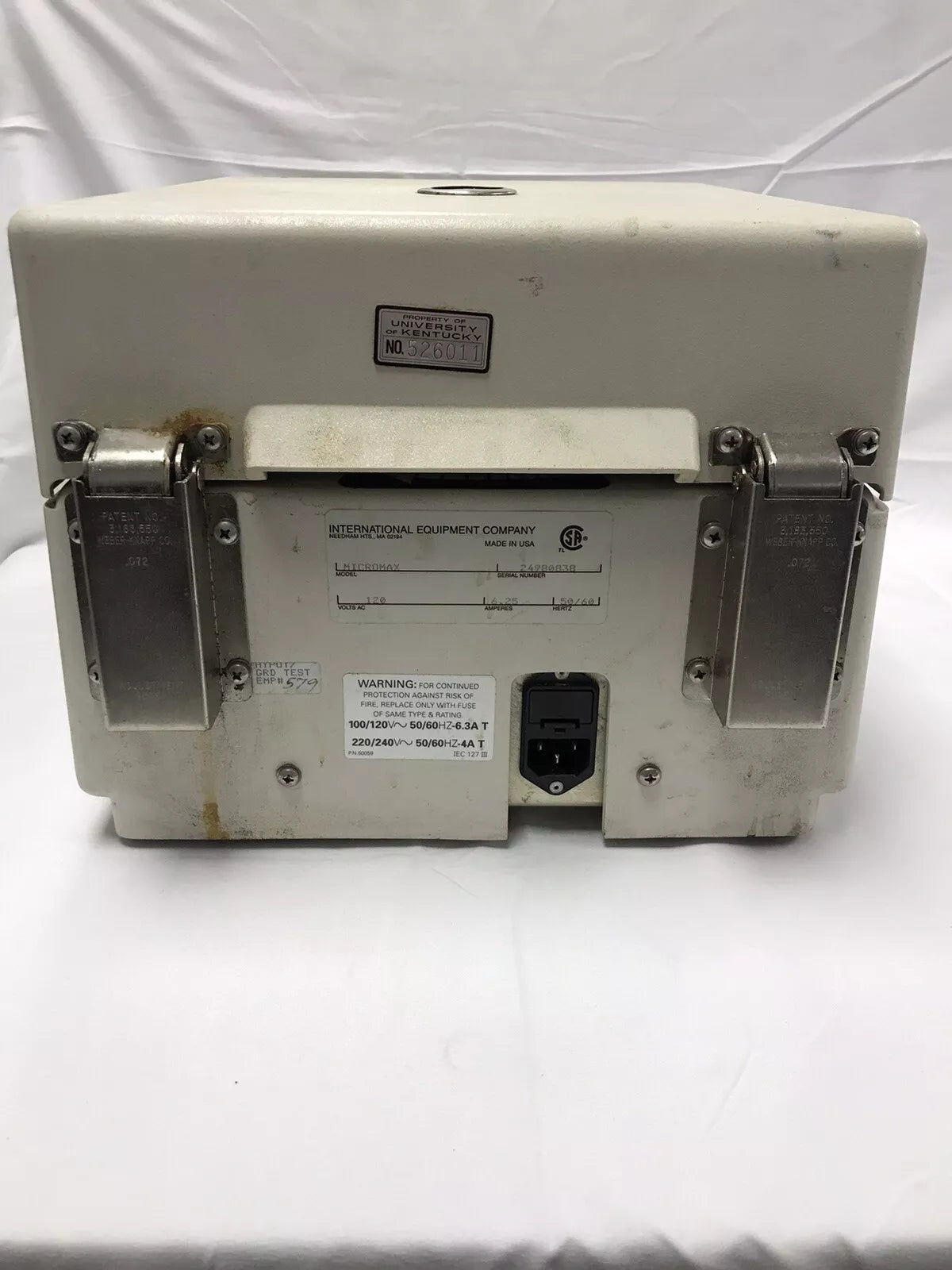 IEC Micro Centrifuge Model Micromax With 24 X 1.5/2.0ml Rotor Model 851