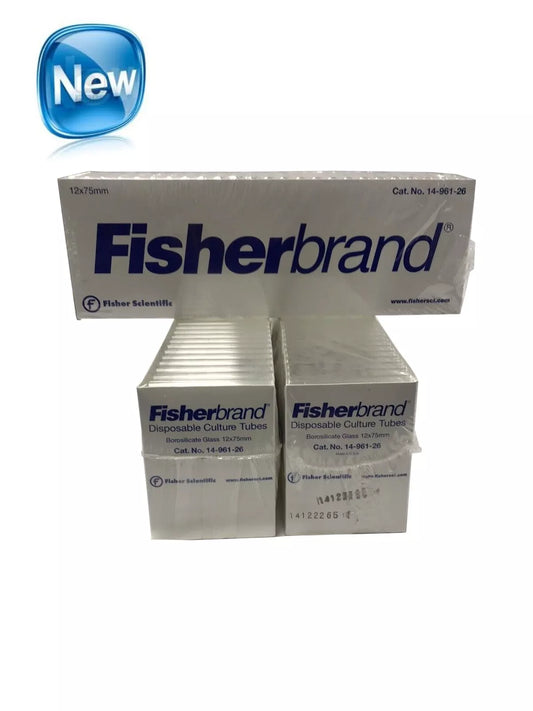 Fisherbrand 14-961-26 Disposable Culture Tubes 12x75mm - 250 Pack - LOT of 3