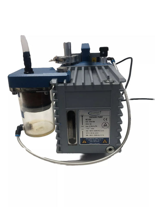 Vacuubrand RE 6W Rotary Vane Vacuum Pump YEAR 2016 Tested Working