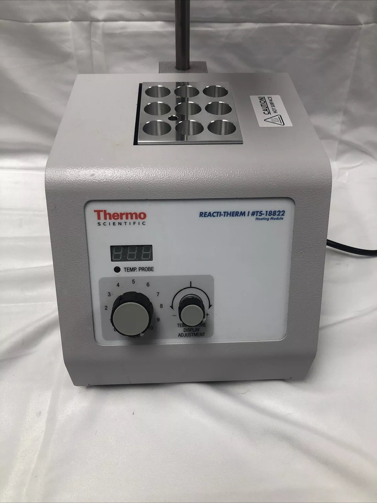 Thermo Scientific Reacti-Therm I #TS-18822 W/ Reacti-Vap I TC-18825 Tube Block