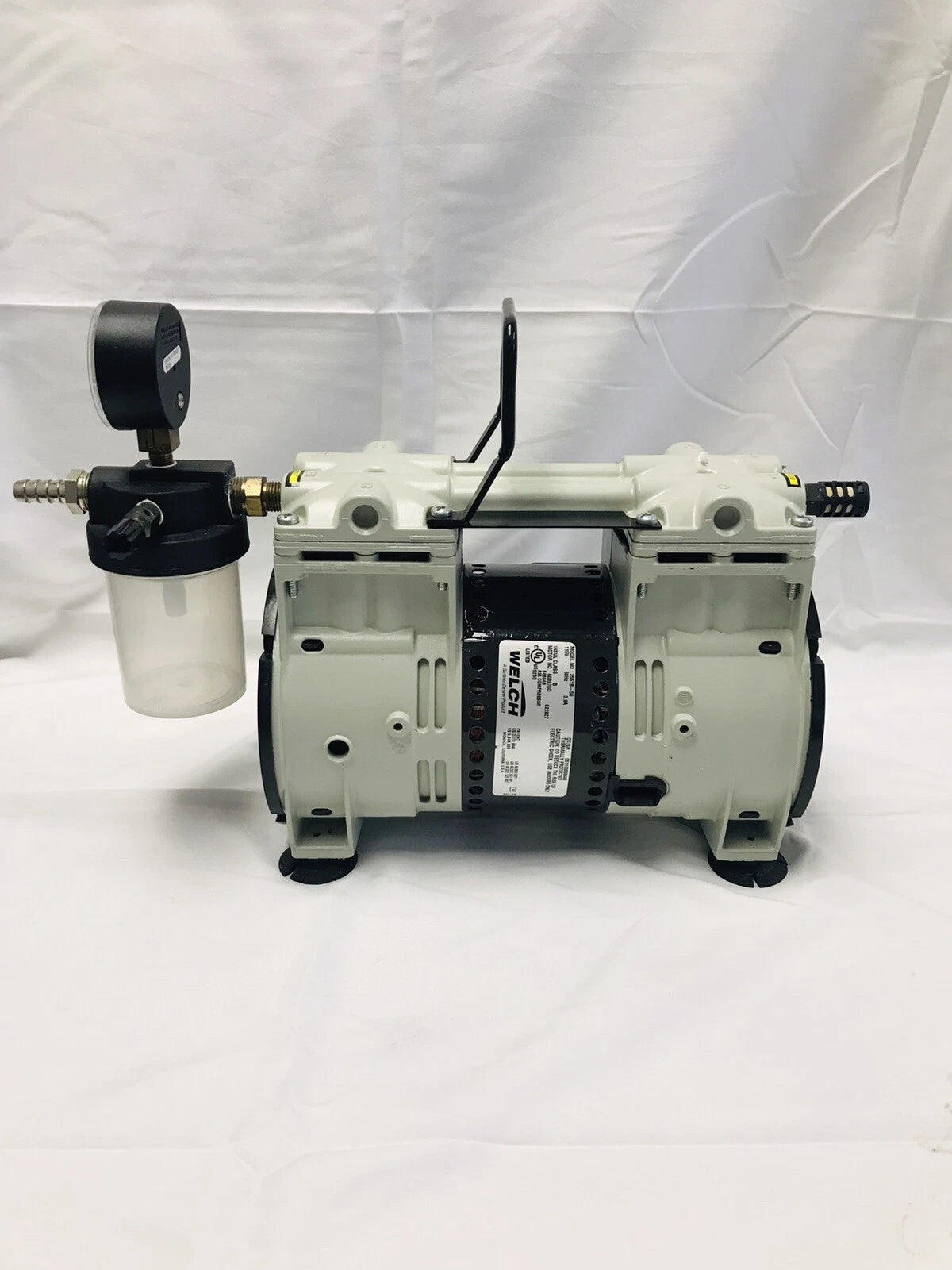 Welch 2561B-50 Piston Vacuum Pump 0.333 hp 1 Phase 115V AC Tested Working