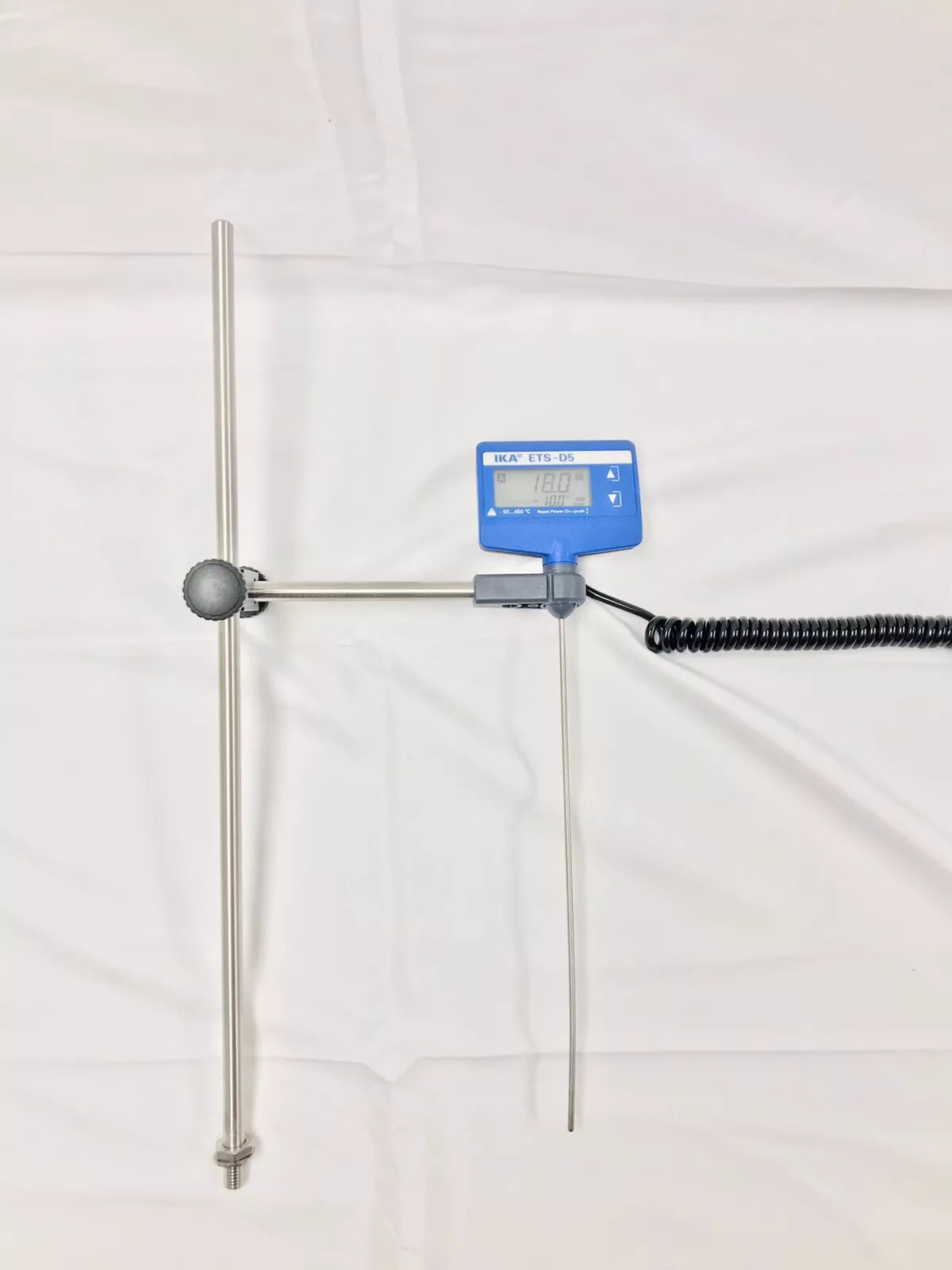 IKA ETS-D5 Temperature Sensor & Stand / Holder Tested Working