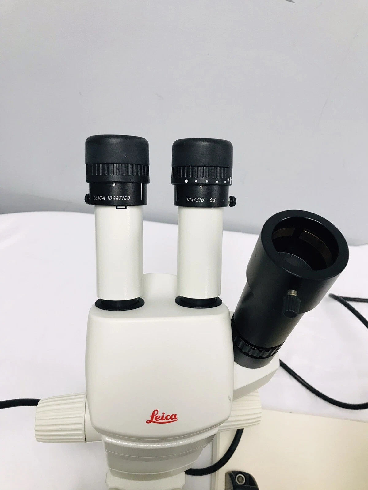 Leica MZ75 Stereo Zoom Microscope Inspection w/ Fiber Optic Lamp & Boon Stand